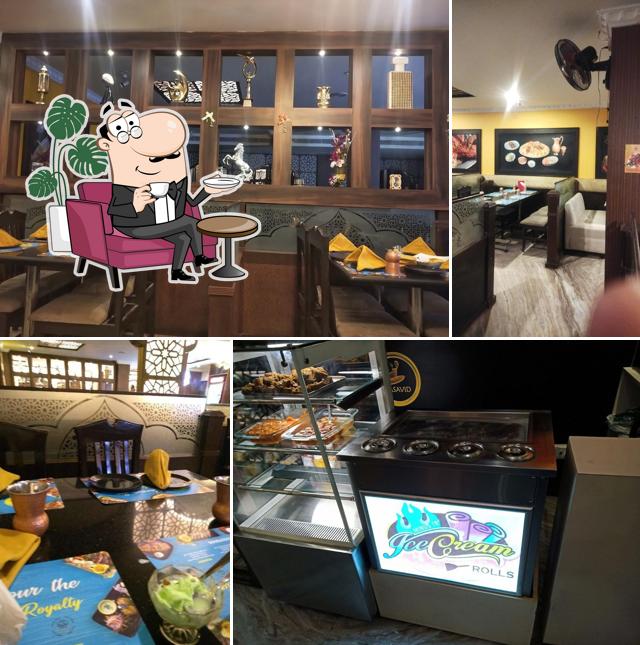 The interior of Rasavid Multi Cuisine Restaurant Thoraipakkam Chennai