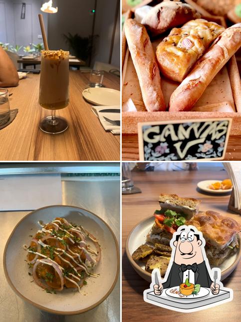 Chocolate mousse at Canvas V Plant Fwd Kitchen+Bar