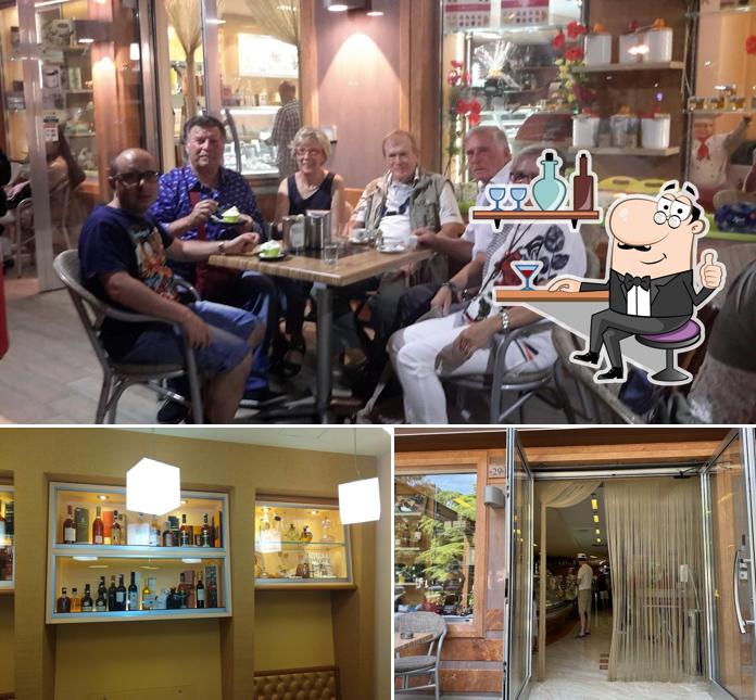 Gli interni di Bar Pasticceria Villa