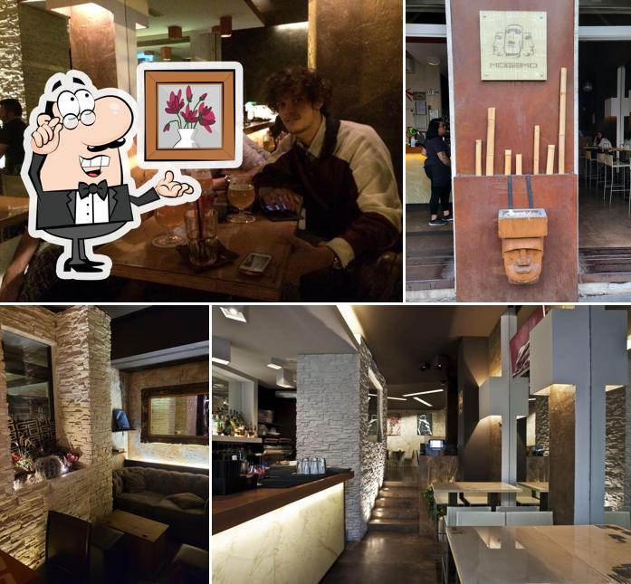 Dai un'occhiata agli interni di Mogamo Cocktail Bar