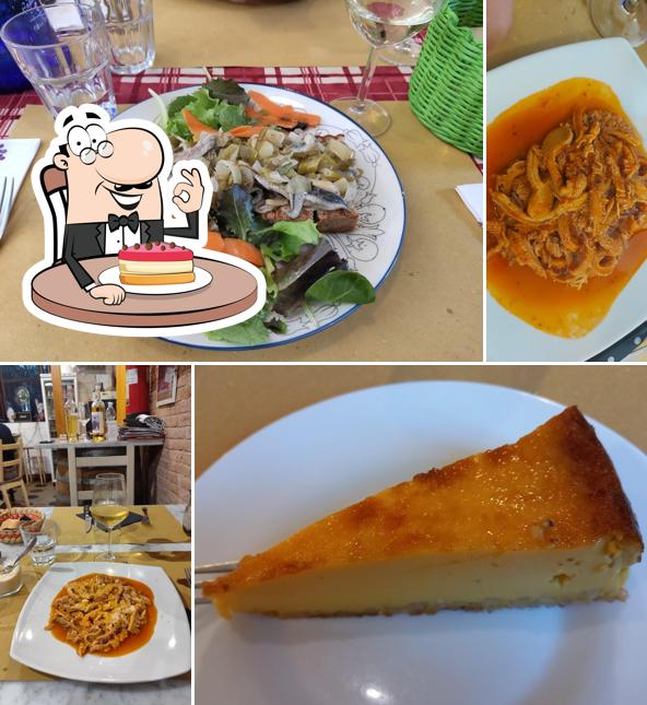 Cheesecake al Osteria La Capinera