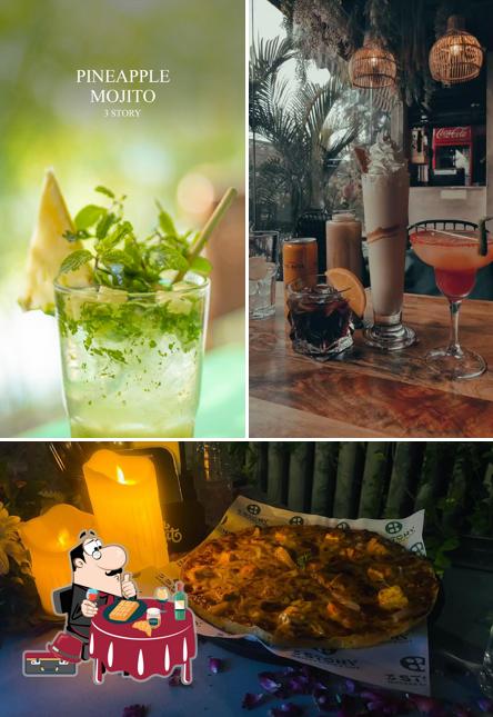 Waffles at 3 Story Modern Resto & Café