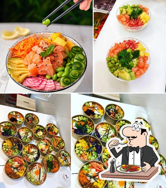 Plats à Fancy sushi roll