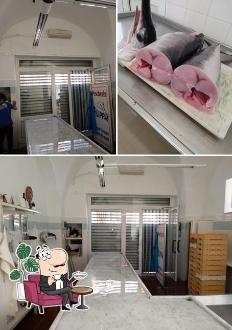 Gli interni di Pescheria Filippo