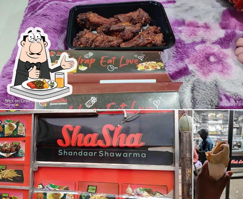 Food at Shasha Shandaar Shawarmaa