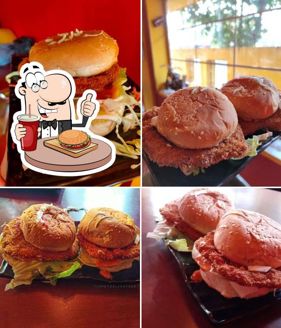 Try out a burger at The Burger Factory