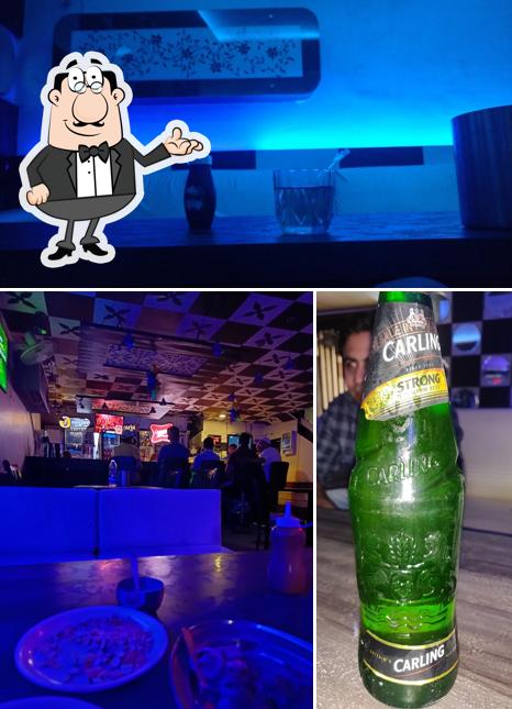 The interior of Blue's Pub Bar & Restaurant