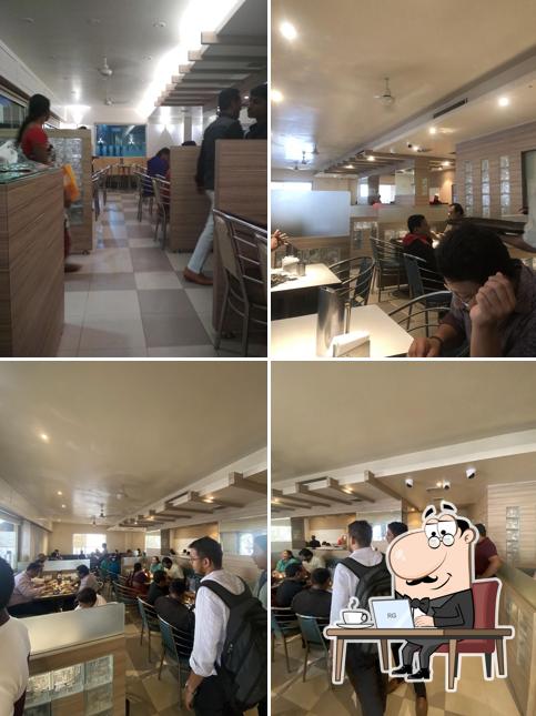 The interior of Hotel Sweekar - Veg Restaurant