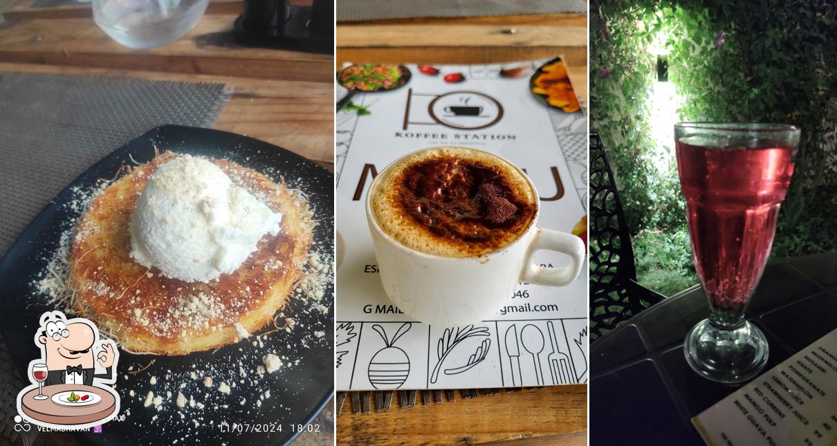 Creme brulee at Koffee station