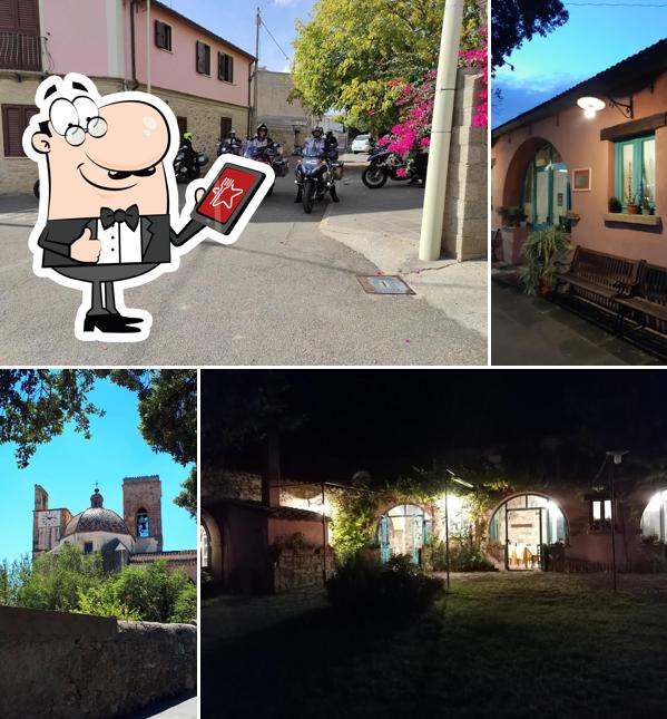 Puoi goderti l'aria fresca da seduto all'esterno di Sa Lolla Hotel Ristorante Pizzeria