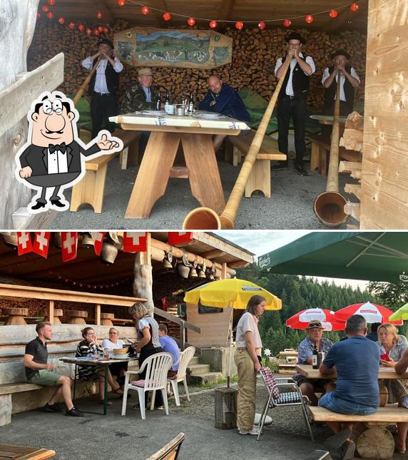 Gli interni di Alpage de La Neuve