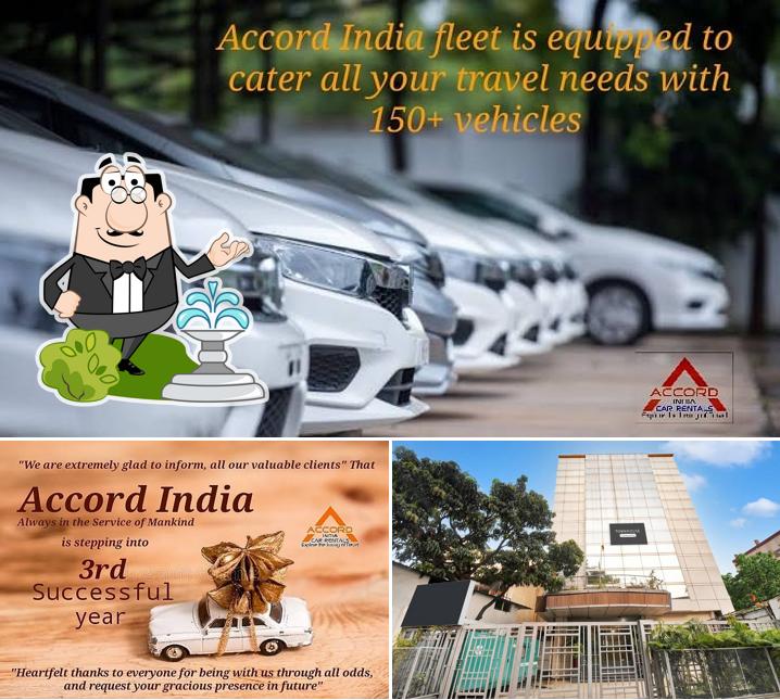 Enjoy the view at the outside area of Hotel Accord-Ranchi