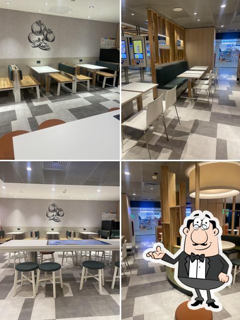 Gli interni di McDonald's Milano Linate