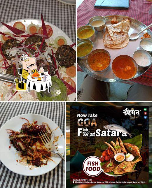 Food at Shreeman Resto
