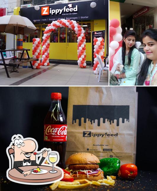 The restaurant's food and beverage