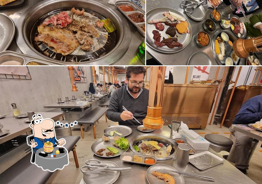 Cibo al fabbrica di grill