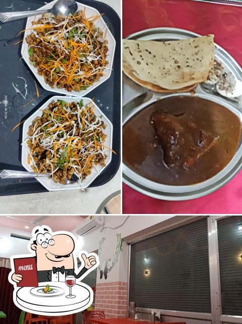 Take a look at the picture displaying food and interior at Zayka restro