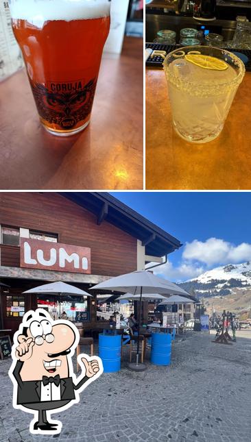 Dai un'occhiata agli interni di Lumi Bar Verbier