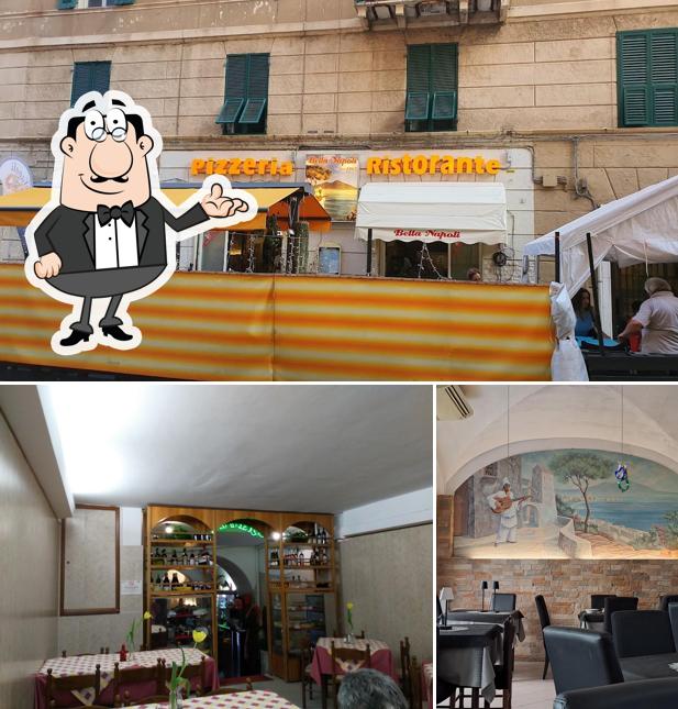 Gli interni di Bella Napoli