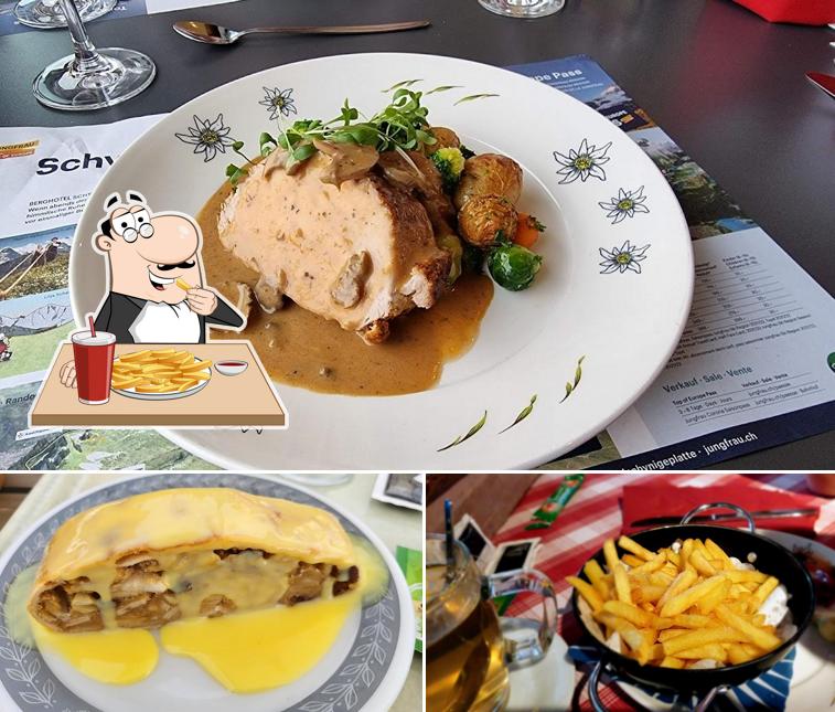 Patatine fritte al Hotel Schynige Platte