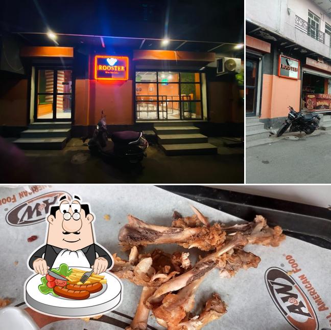 Rooster Fast Food is distinguished by food and exterior