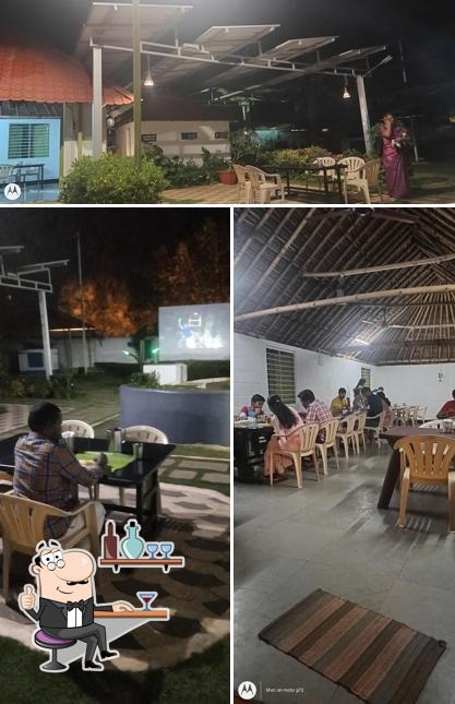 Take a seat at one of the tables at Thottathu Virunthu