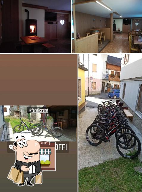 La esterno e interni del ristorante