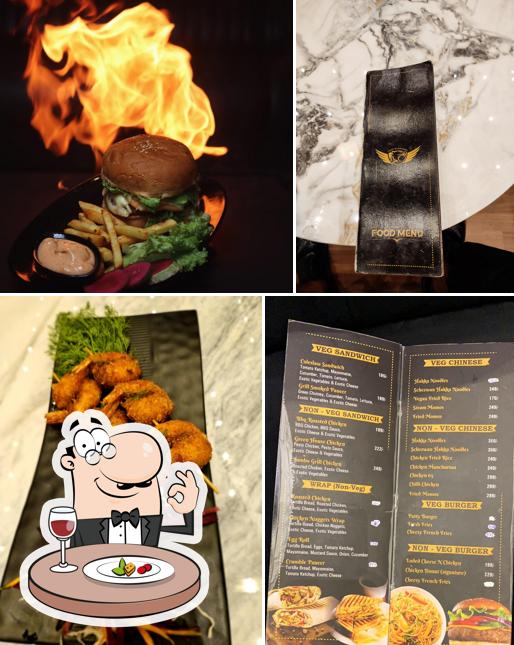 Food at Blackyard Cafe & Restro