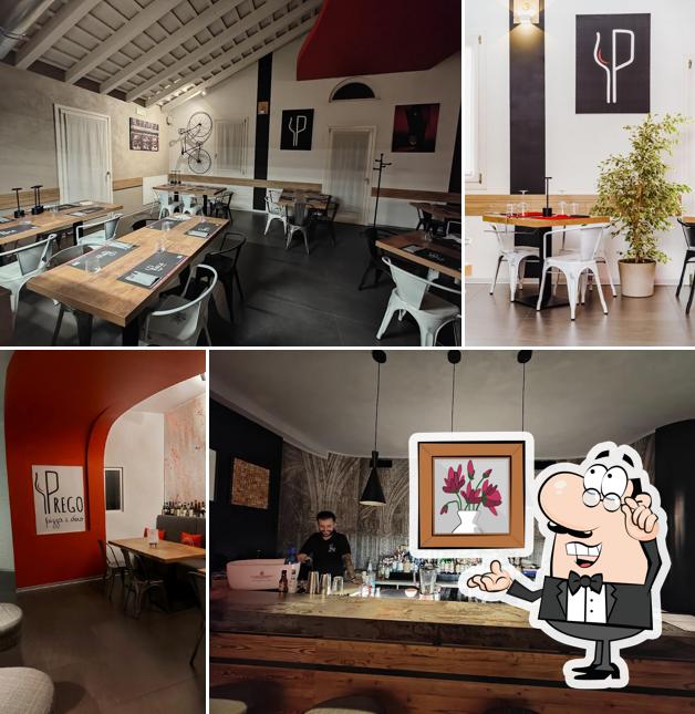 Gli interni di Prego Pizza e Vino