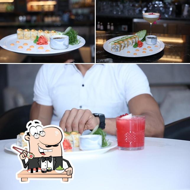 Try out various sushi options