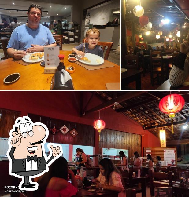 O interior do Shizuoka Restaurante Japonês