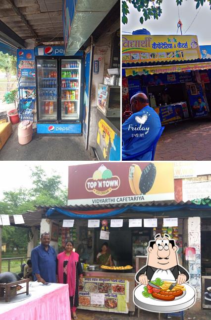 Check out the photo showing food and interior at Vidyarthi Shop