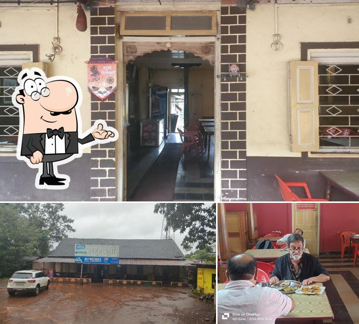 This is the image displaying interior and exterior at Hotel Saraswati