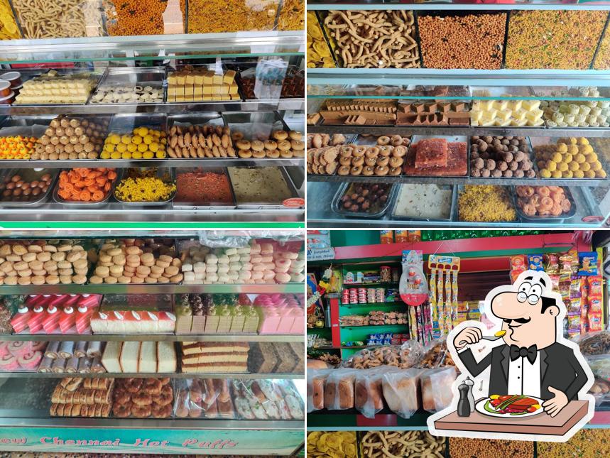 Food at New Chennai Hot Puffs Bakery Shop