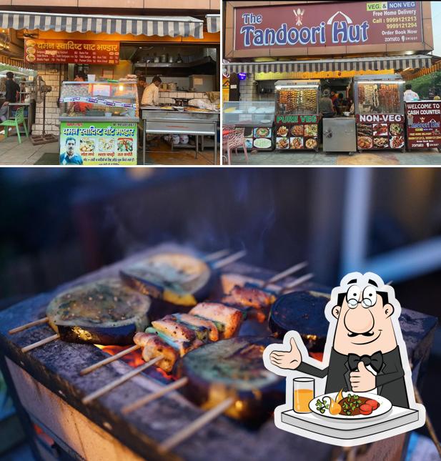 The picture of food and interior at Tandoori Hut