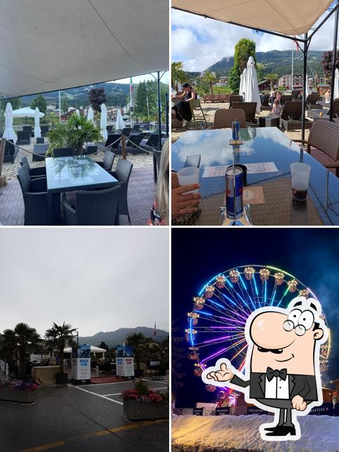 Gli interni di Beach Club