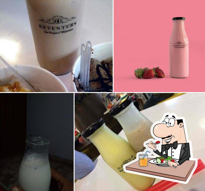 Food at Keventers - Milkshakes & Desserts