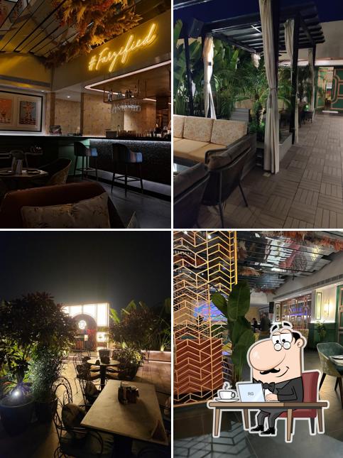 The interior of Farzi