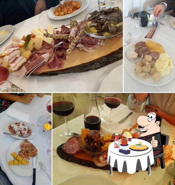 Piatto di formaggi al Ristorante Alle Betulle