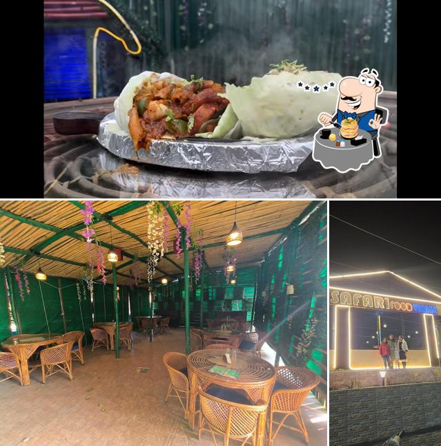 The picture of food and interior at Safari Food Village, Etawah