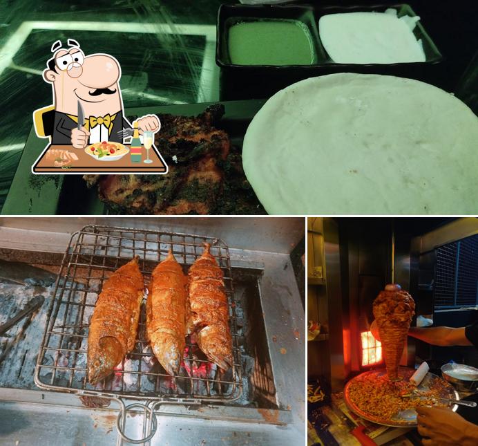 Food at The Shawarma HUT