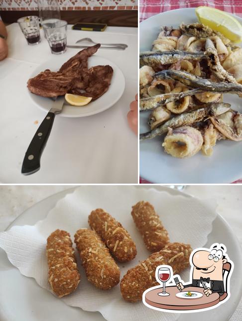 Tra le varie cose da Trattoria Berti si possono trovare la cibo e bevanda