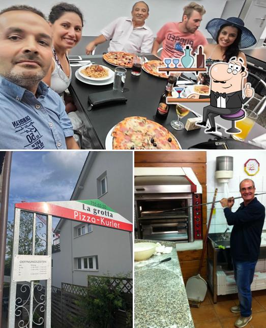 Gli interni di La Grotta Pizza