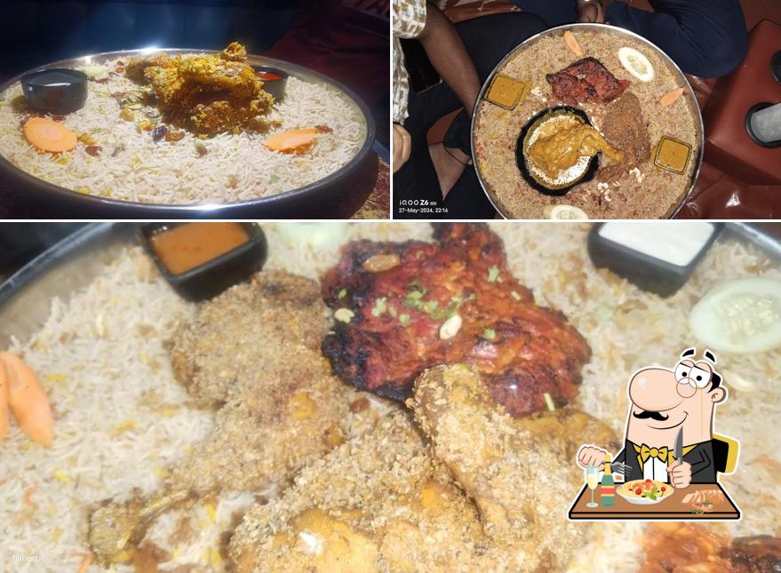 Food at The Nawaab's Arabian Restaurant
