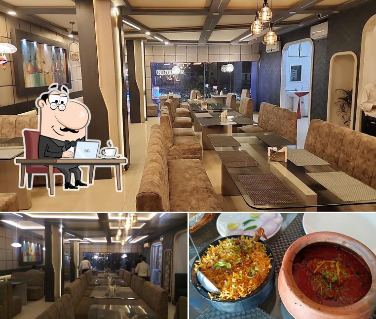 Take a look at the photo depicting interior and food at The Arsalan Siliguri