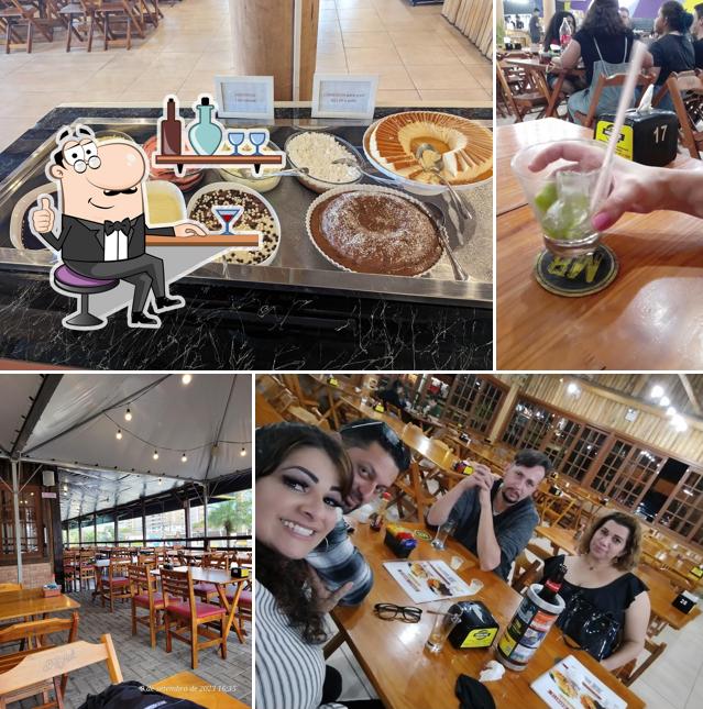 O interior do Big Hall Lanchonete