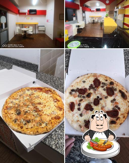 La immagine di cibo e interni da Pizza's House