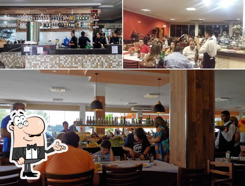 O interior do Grill Sul Churrascaria Atibaia