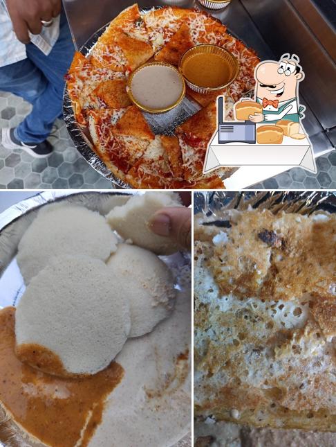 Garlic bread at Subhapradha food court