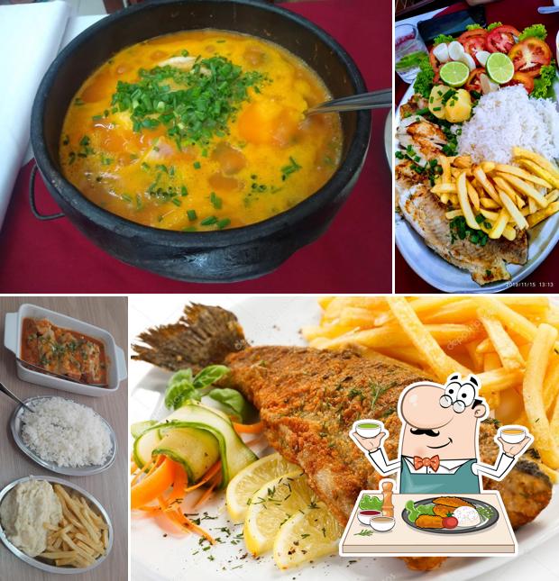 Comida em Restaurante Kabana Peixes e Carnes